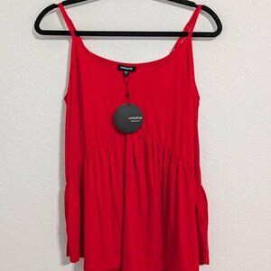 Mittoshop Women's Red Tank Top NWT (Size Large)